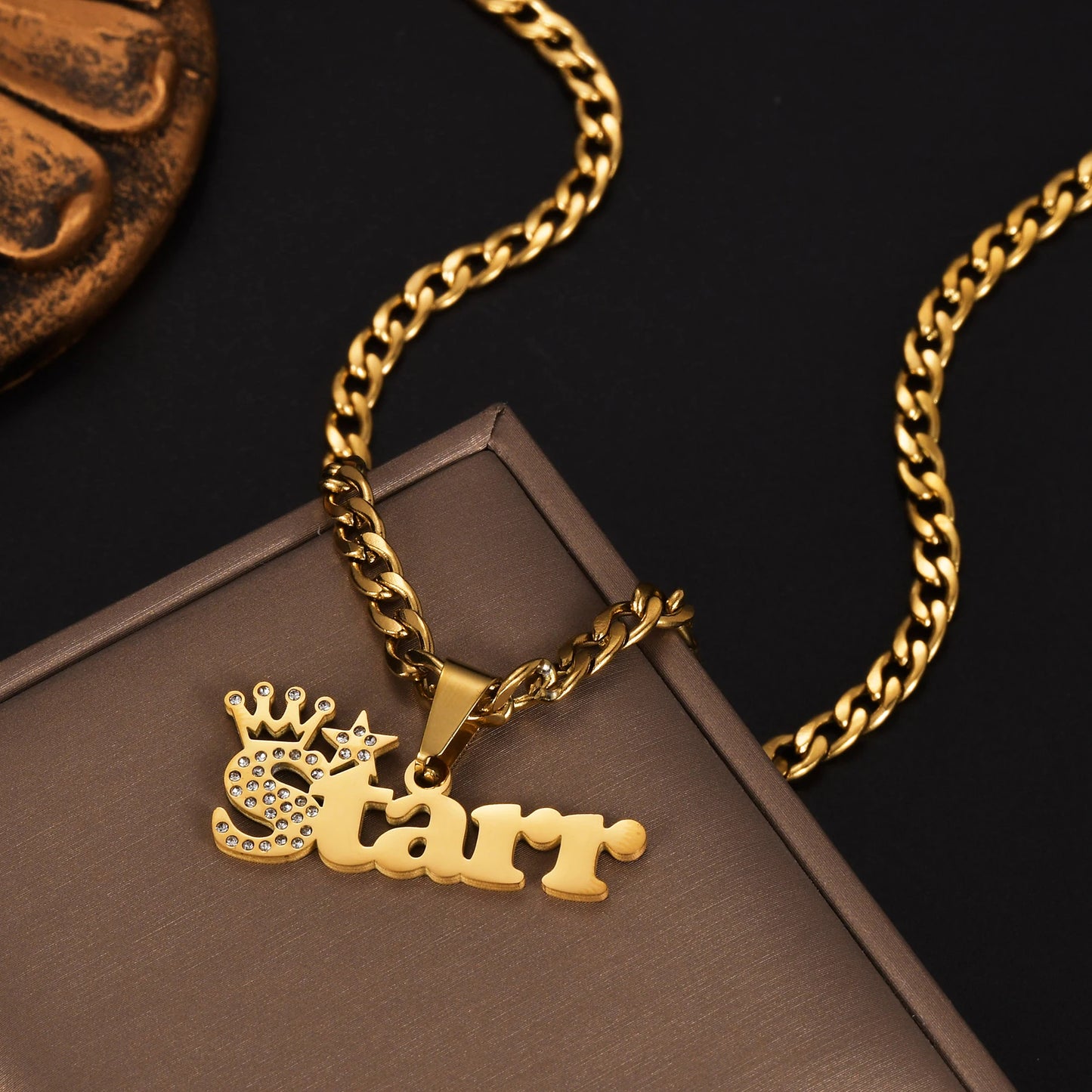 Custom Engraved Children's Name Jewelry Set