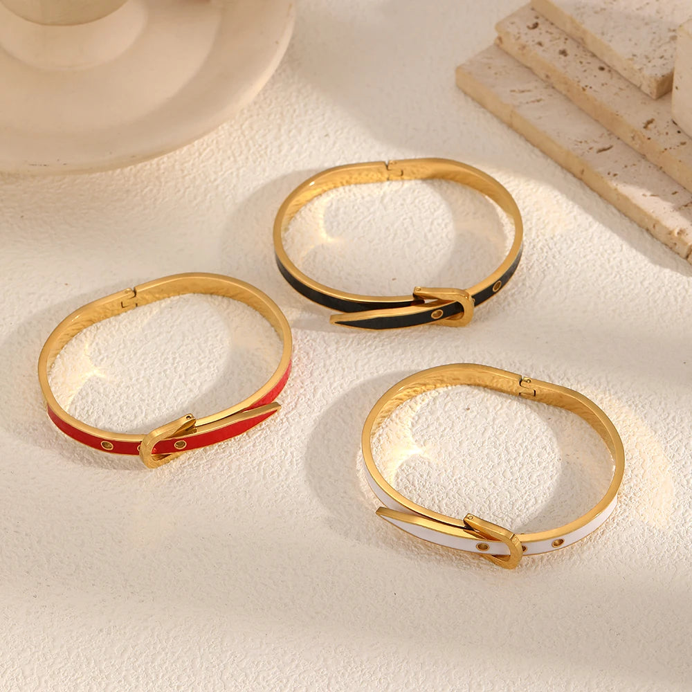 Belt shape Adjustable Bracelet