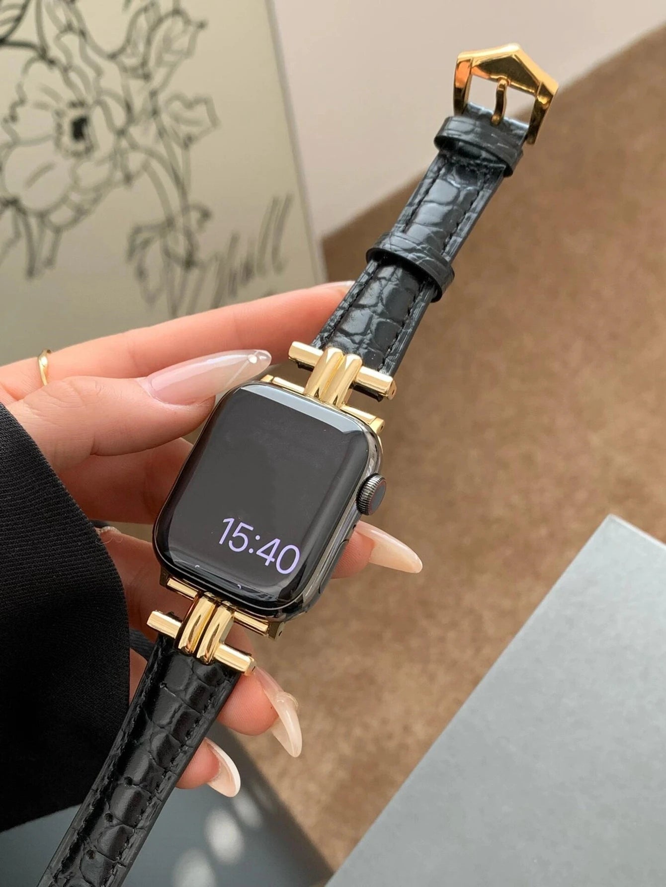 Leather loop Correa Apple Watch Band