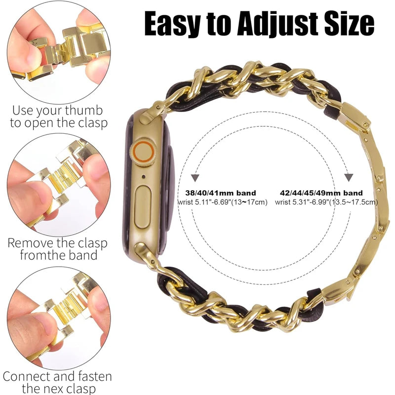 Aurora Link Apple Watch Band