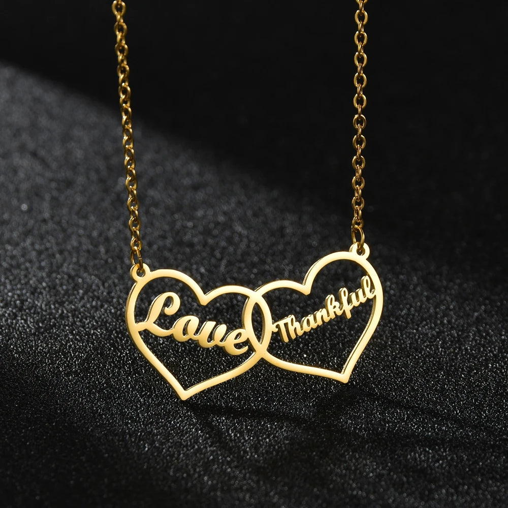 Euphoria Custom 2 Names Pendant Necklace