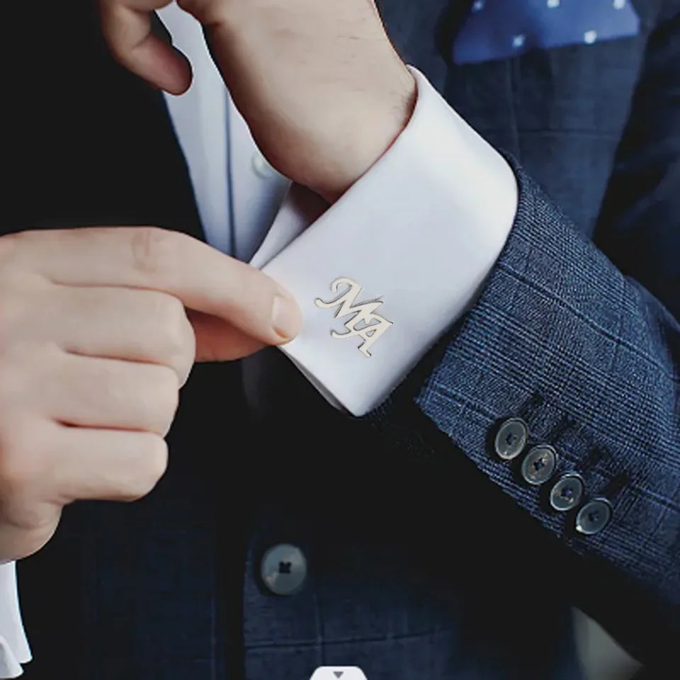 Cora Custom InItial Cufflinks