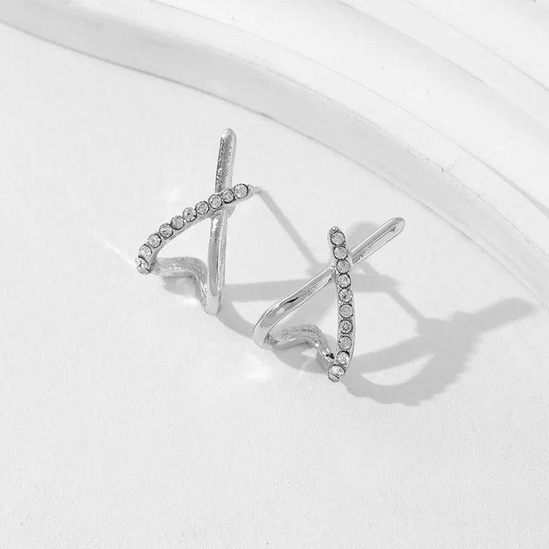 Minimalist Cross Stud Earrings
