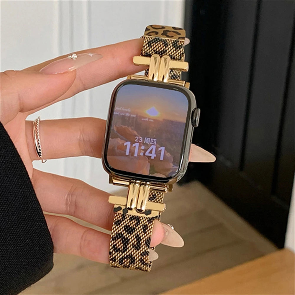 Leopard Print iWatch Band