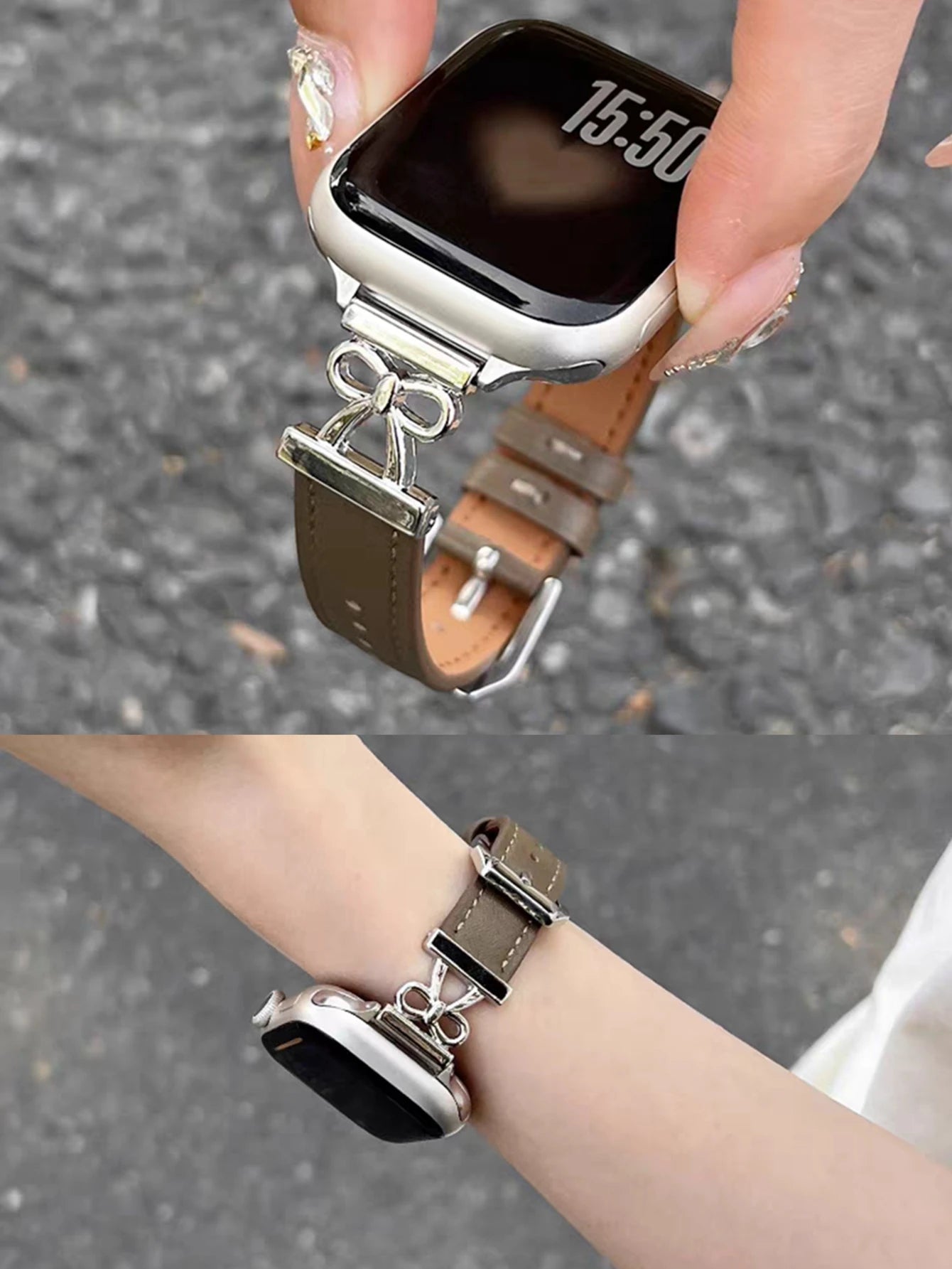 Leather loop Correa Apple Watch Band