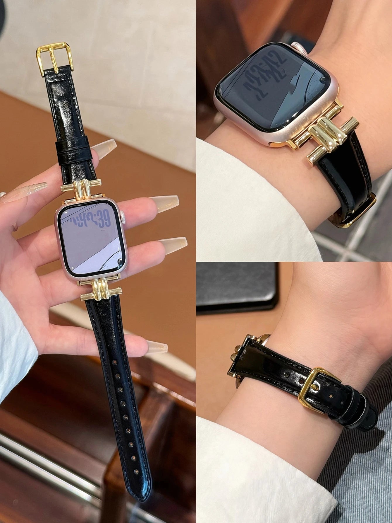 Elegant Leather loop Apple Watch band