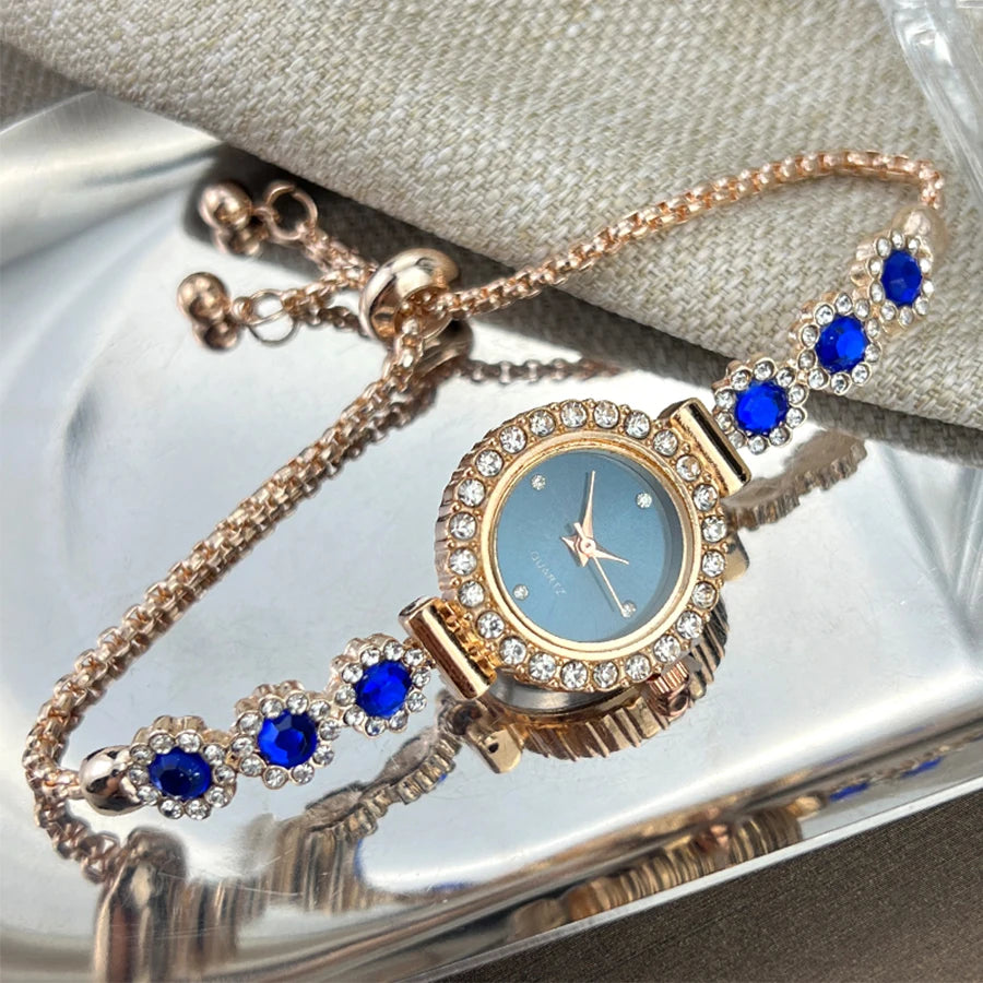 Crystal Dial Bracelet Watch