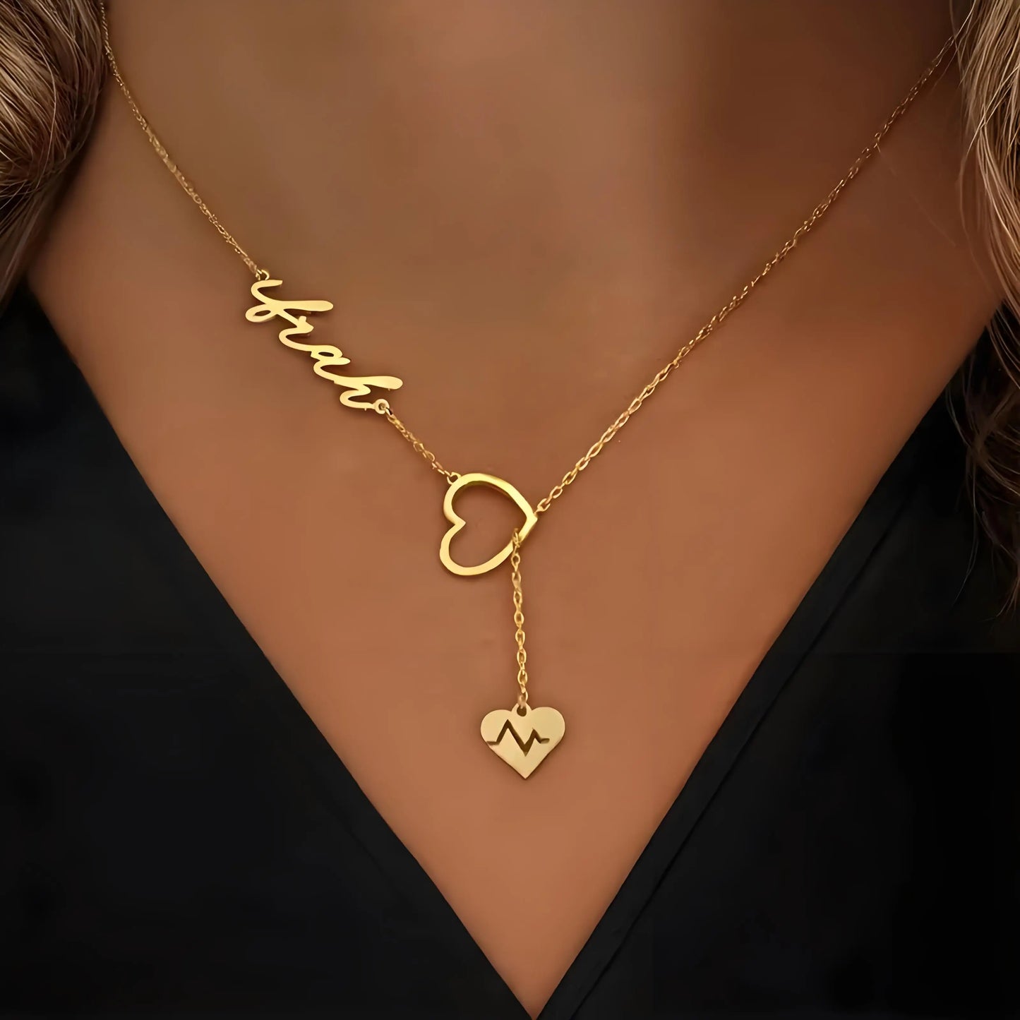 Liora Heart Name Necklace