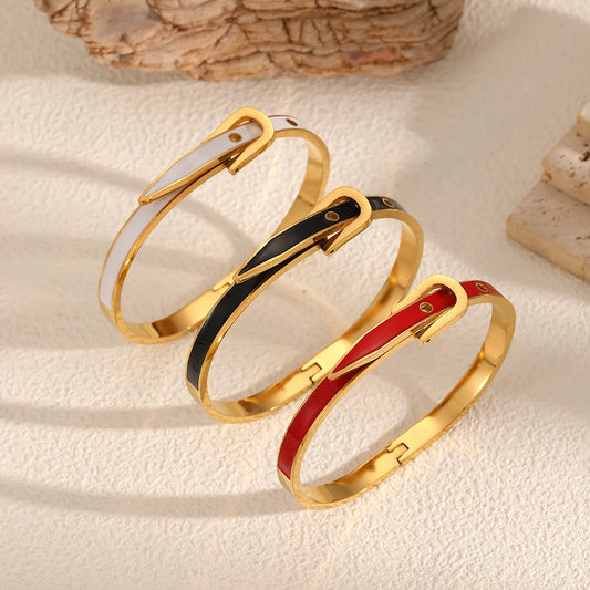 Belt shape Adjustable Bracelet