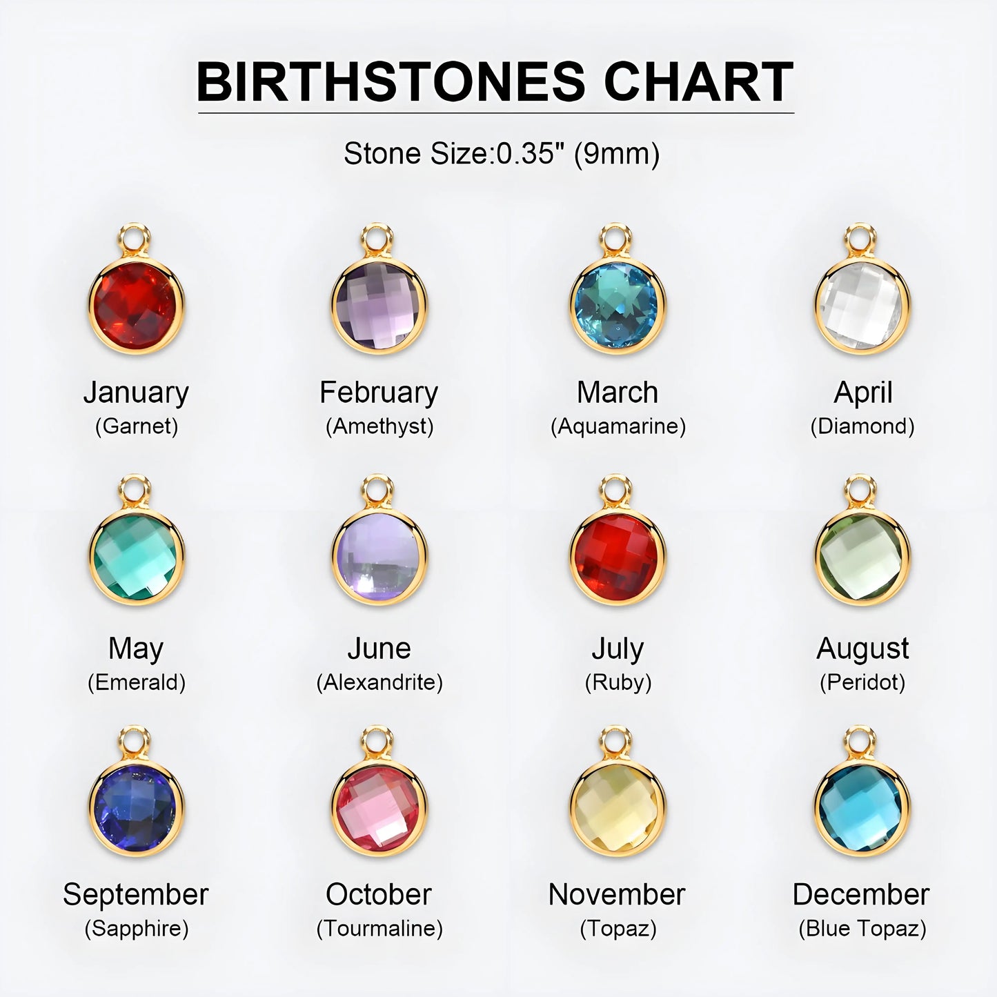 Birthstone Custom Necklace