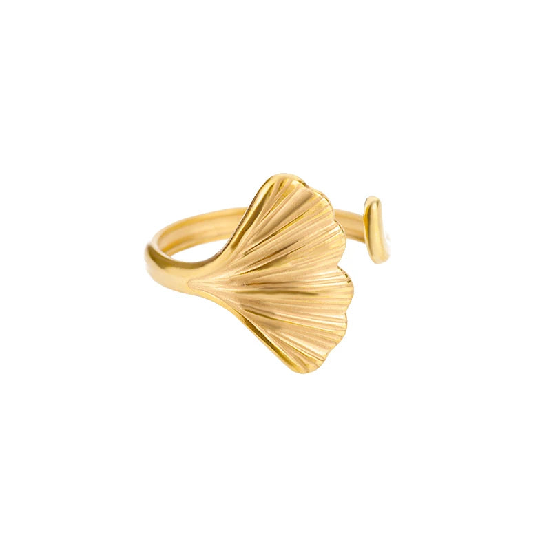 316L Gold Tone Statement Rings