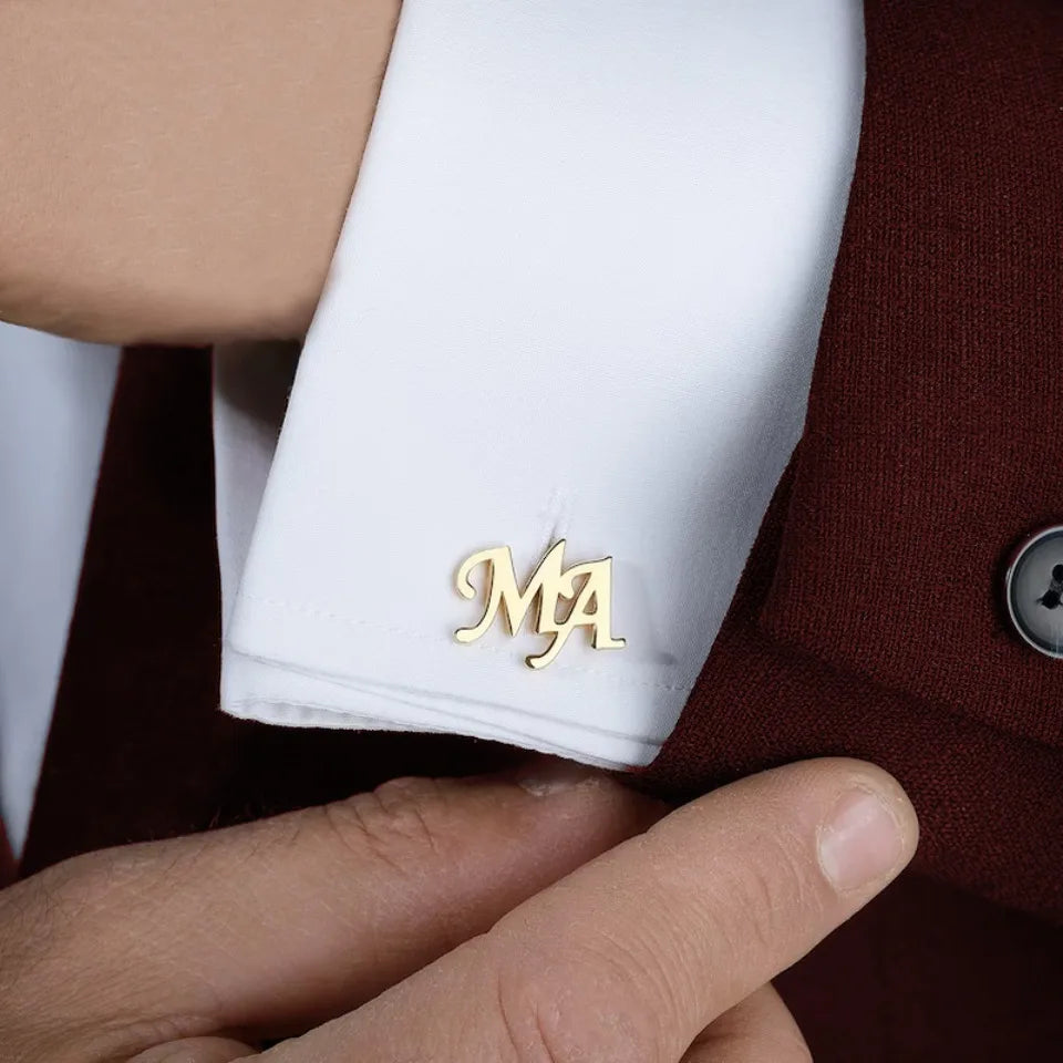 Cora Custom InItial Cufflinks