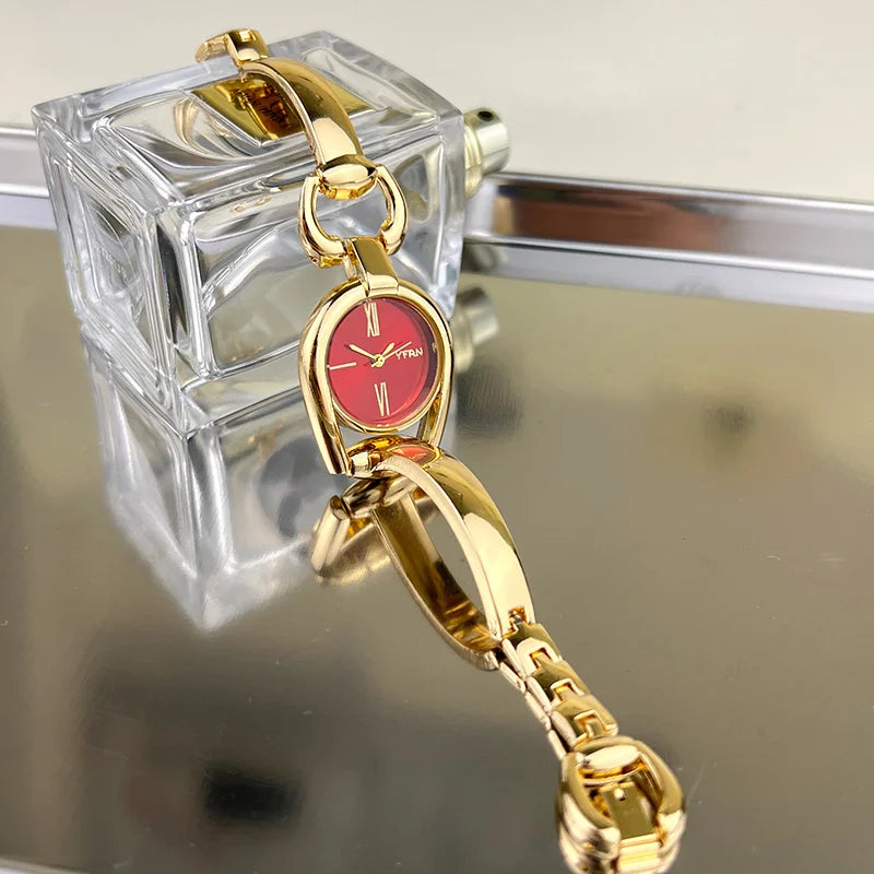 Retro Button Quartz Watch