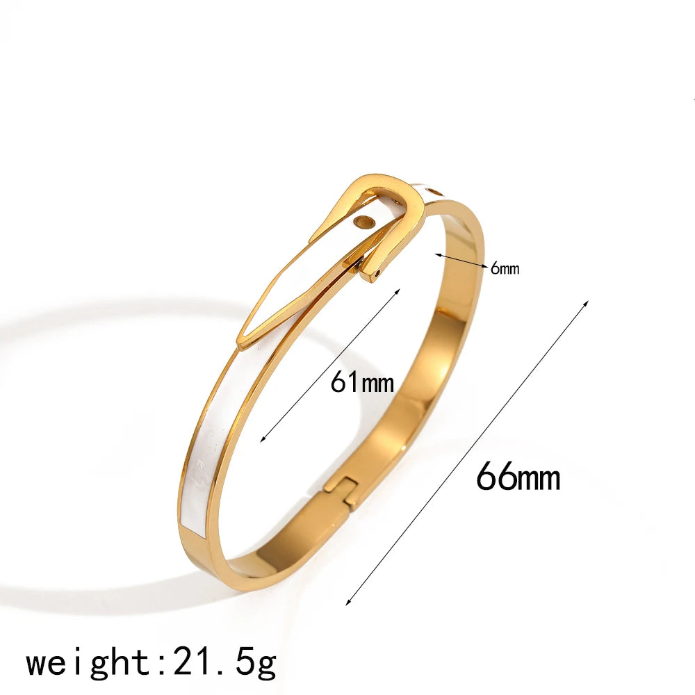 Belt shape Adjustable Bracelet
