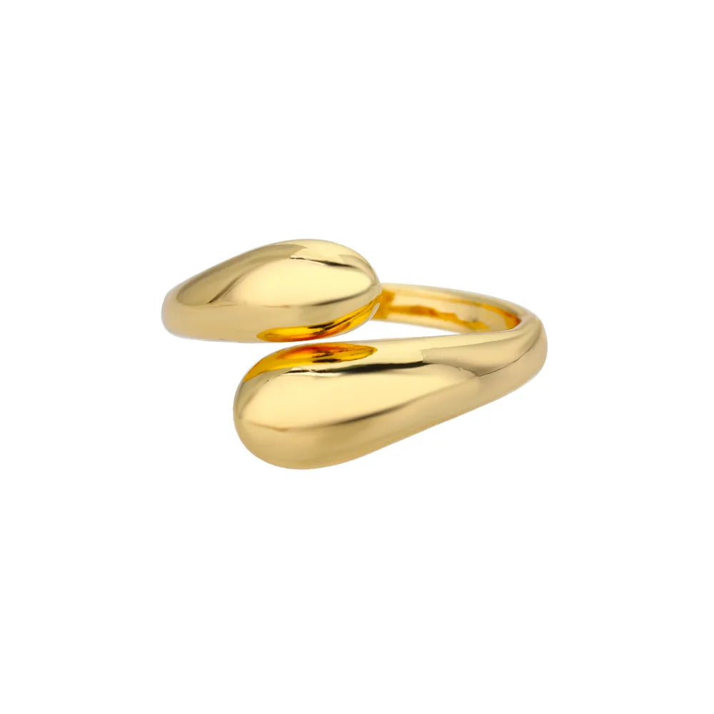 316L Gold Tone Statement Rings
