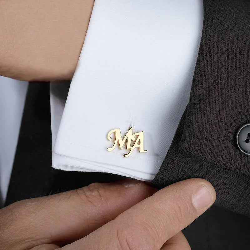 Cora Custom InItial Cufflinks