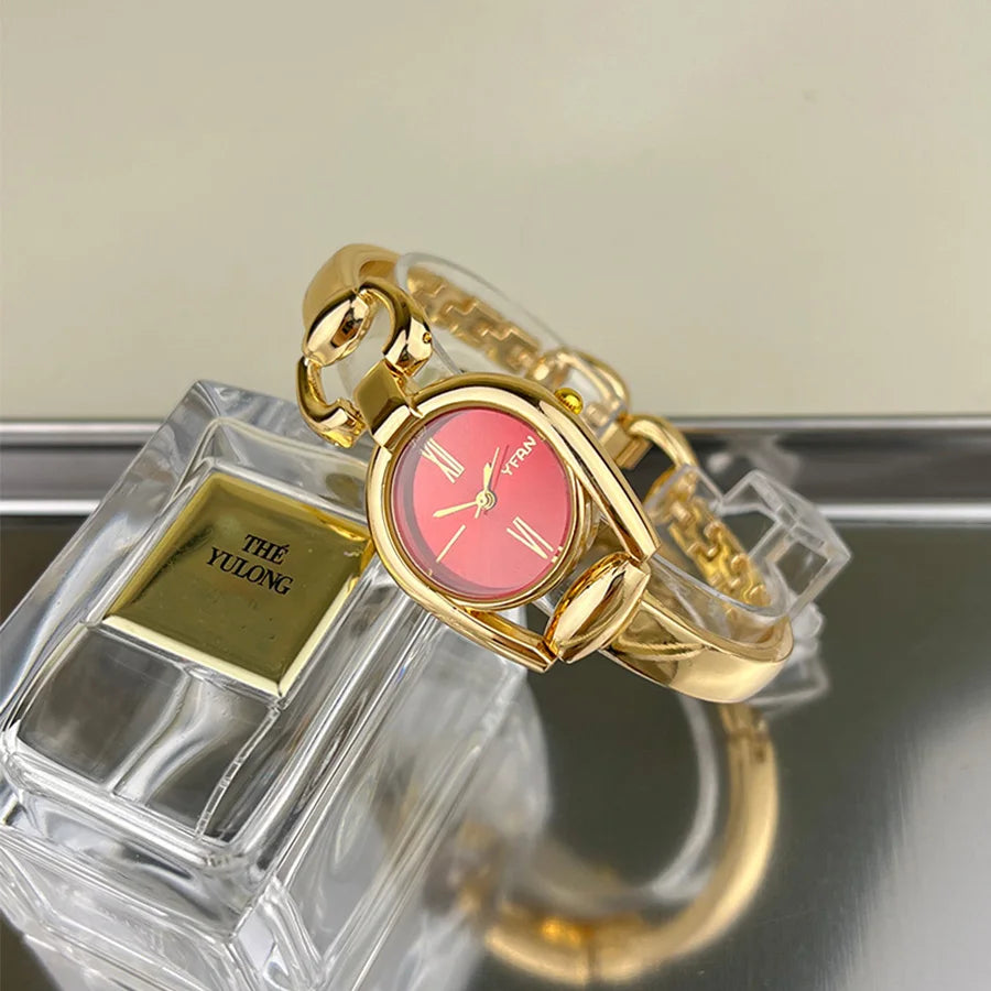 Retro Button Quartz Watch