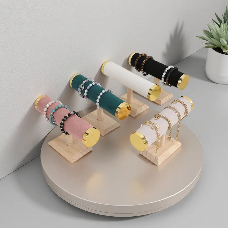 Aura Wood Jewelry Display Stand