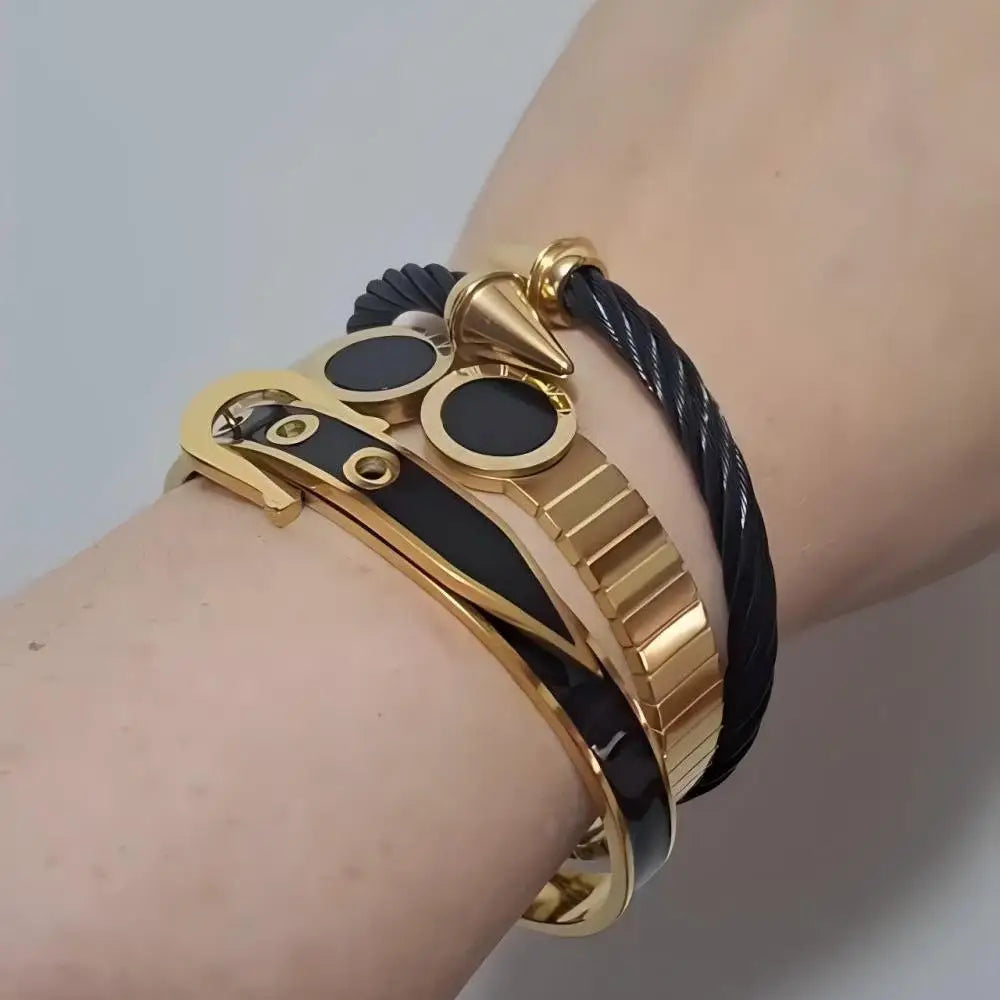 Belt shape Adjustable Bracelet