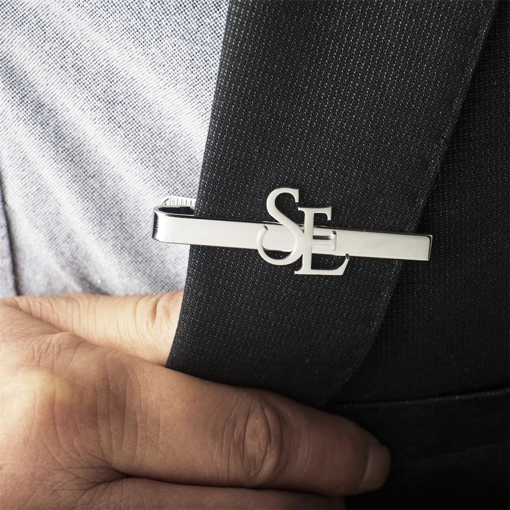 Tangula Custom Initial Tie Clip